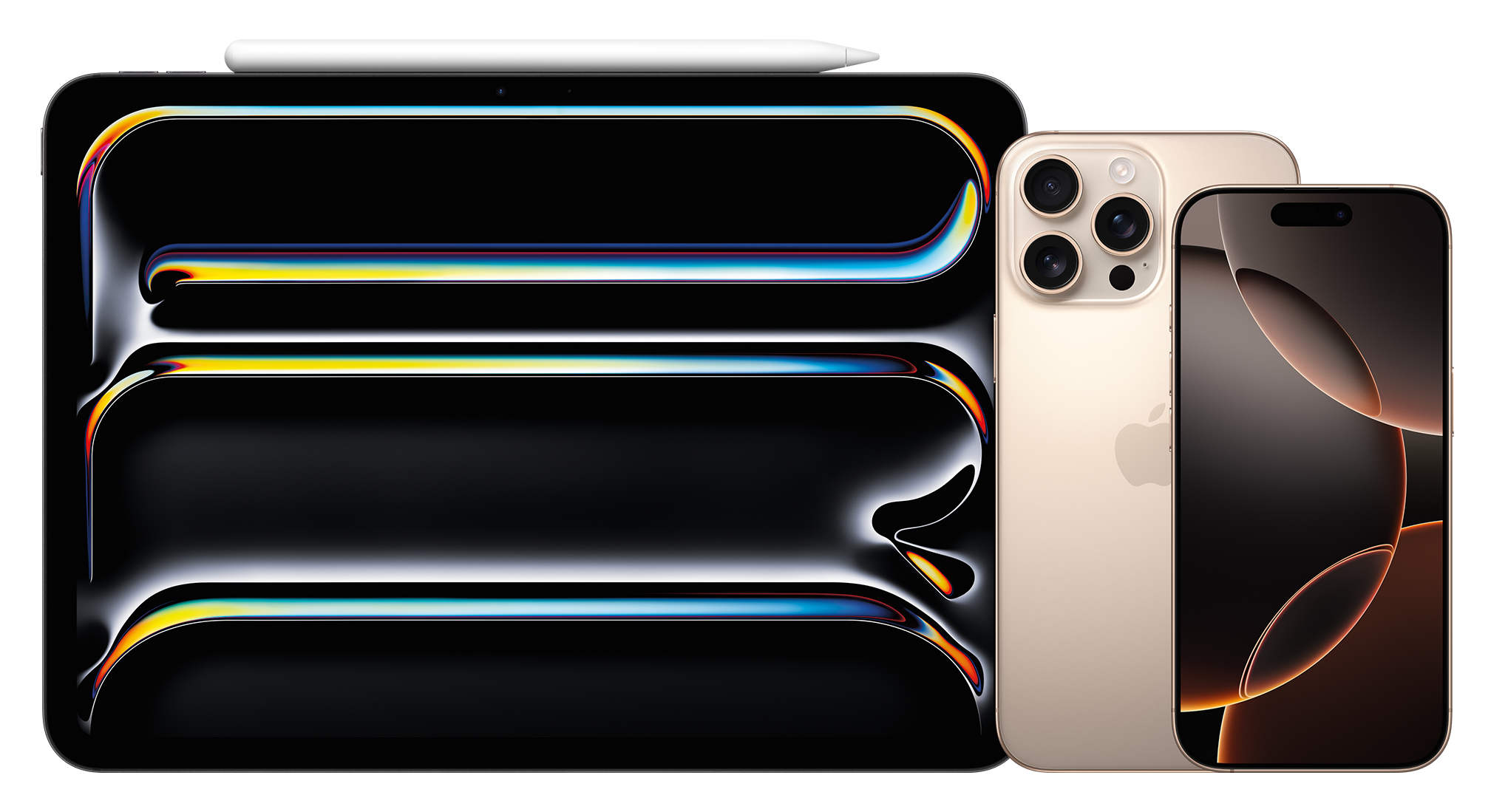iPad Pro y iPhone 16 Pro